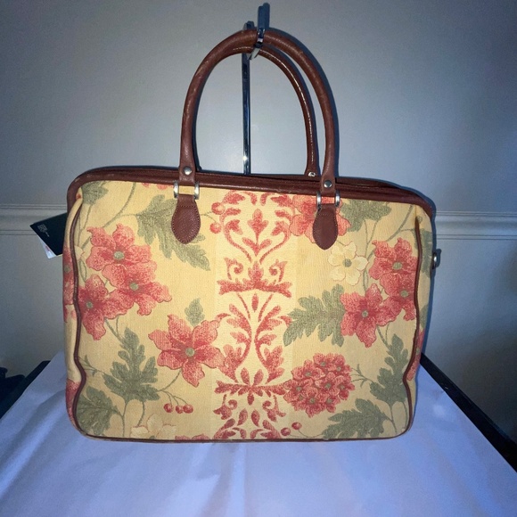 PIERRE DEUX French Country Tapestry Travel Overnight Bag - Picture 1 of 7